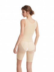 Mesh Shaping Vest Bodysuit Tummy Control One piece Boyshort Body Shaper
