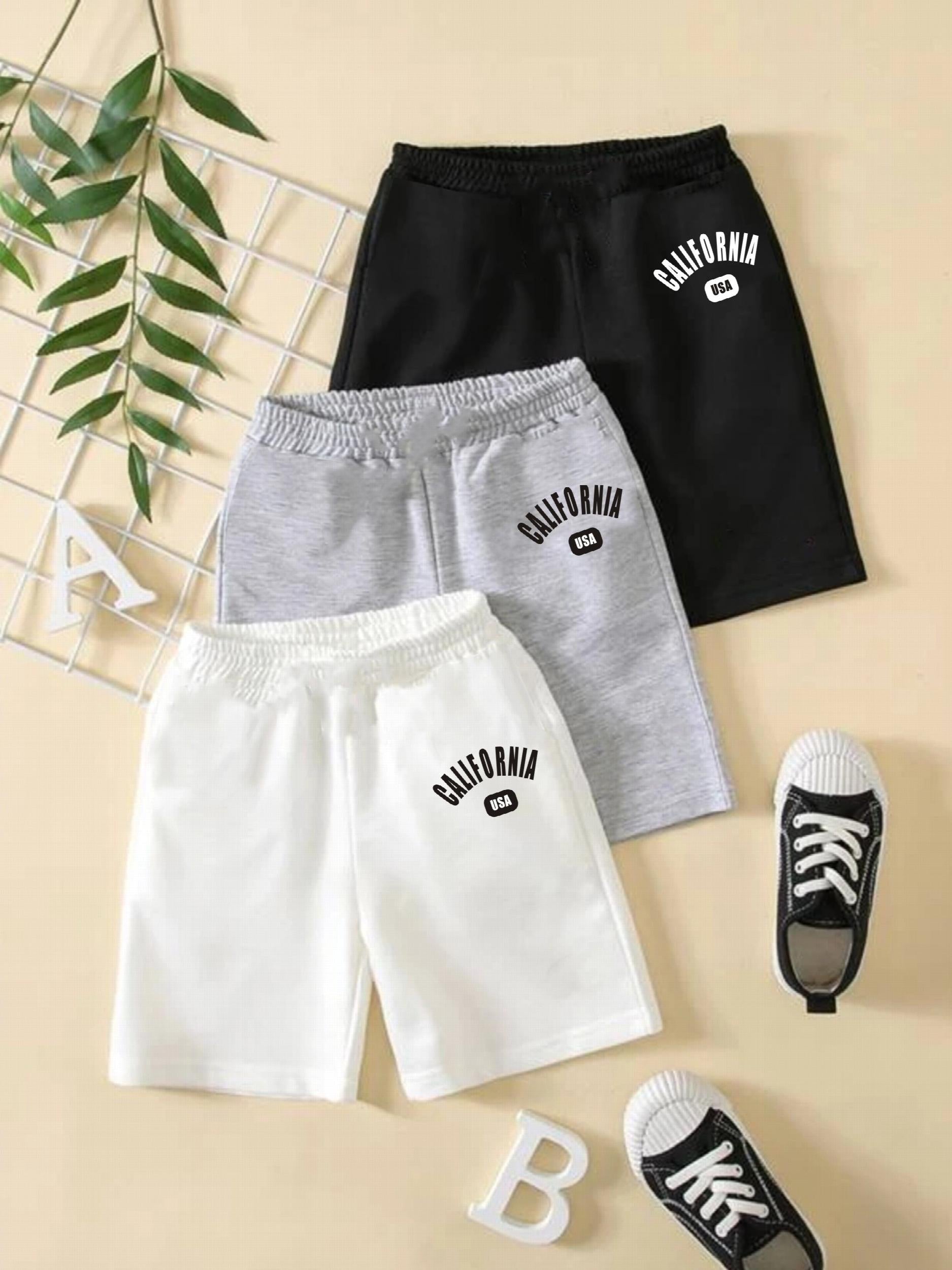 Boys Drawstring Shorts Quick-drying Casual Outdoor Summer Shorts