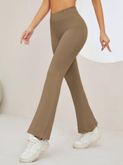 High Waist Flare Pants Tummy Control Butt Lifting Yoga Sports Pants