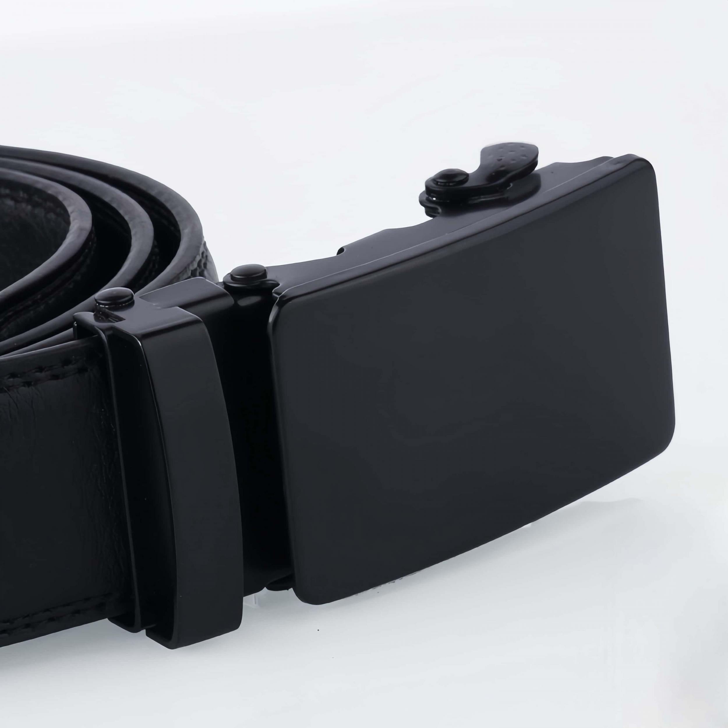 Personalized Men's Faux Leather Belt with Automatic Buckle