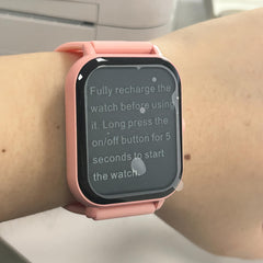 SIDAKEYE Unisex Smartwatch Wireless Music Calls 25 Life Square Display