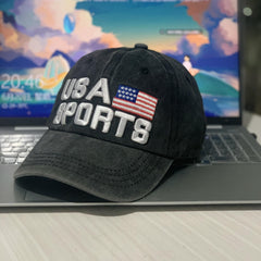 Letter Embroidery Baseball Cap for Couple