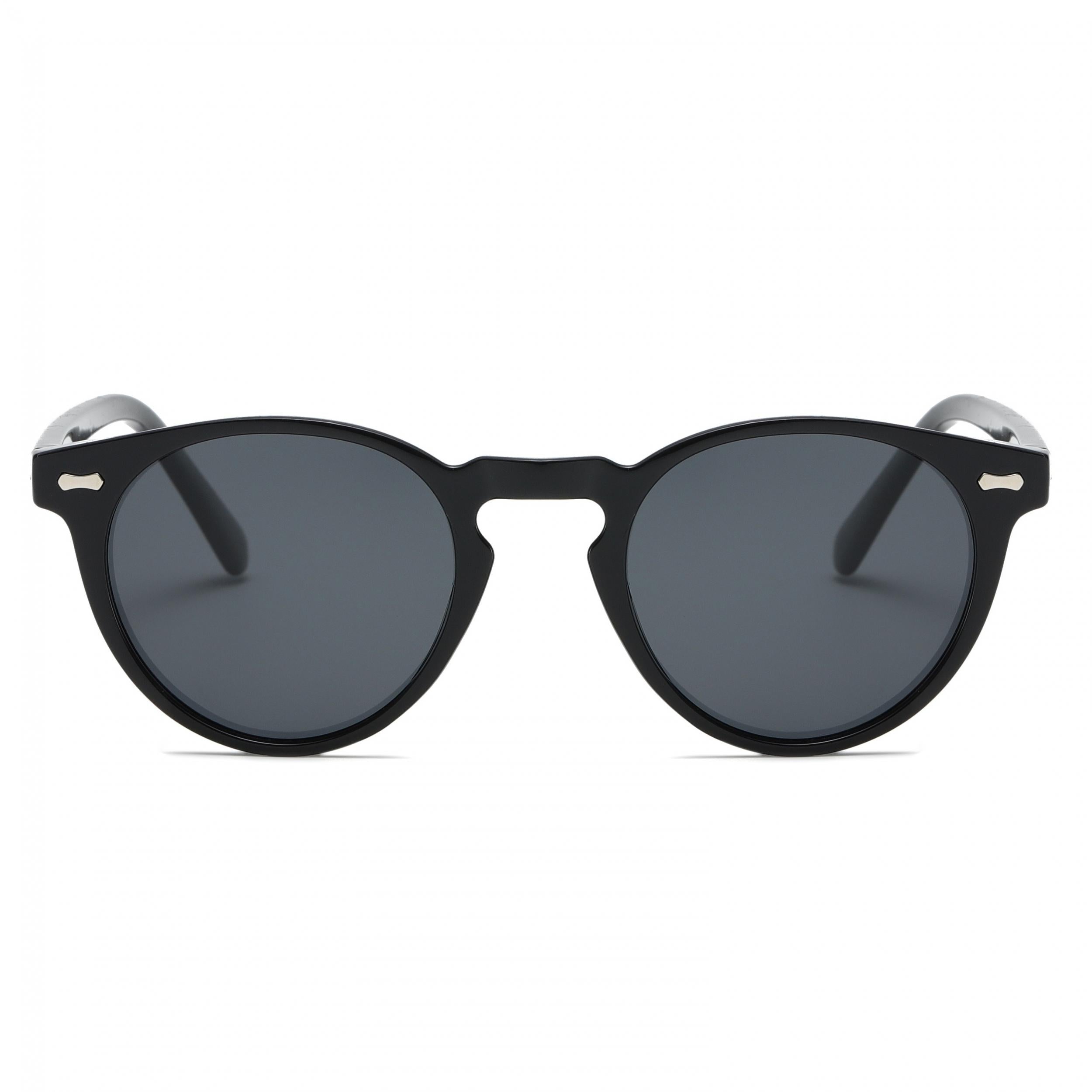 Vintage Round Frame Men's Sunglasses UV Protection