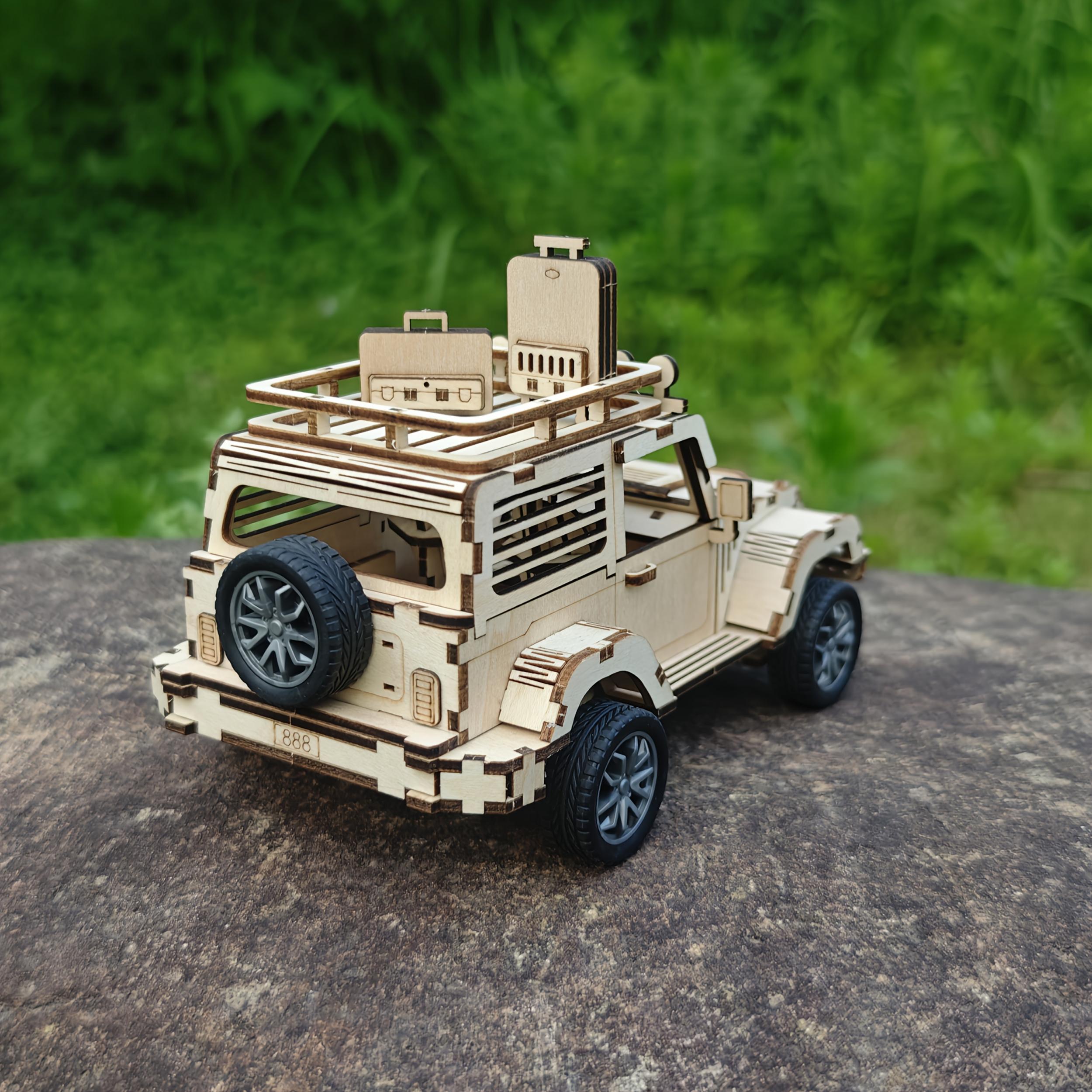 Wooden Off Road Vehicle 3D Puzzle DIY Gift