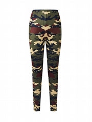 Camouflage Printed Yoga Pants High Stretch Leggings
