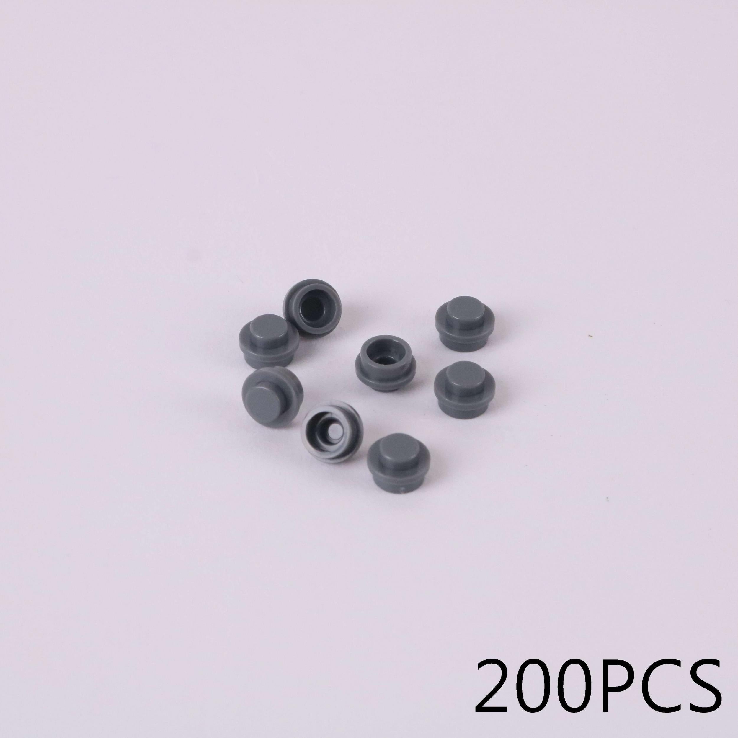 200pcs 1x1 Disc Building Block Material for DIY Art and Car Lighting