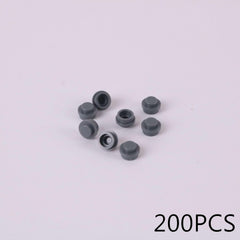 200pcs 1x1 Disc Building Block Material for DIY Art and Car Lighting