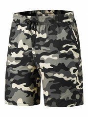 Men's Breathable Shorts With Side Zipper Pockets