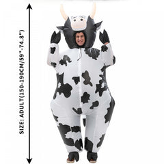 Halloween Cow Inflatable Costume Adult Size 155cm