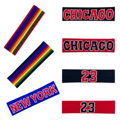 Unisex Number 23 City Names Knit Sports Headband - Pack of 1