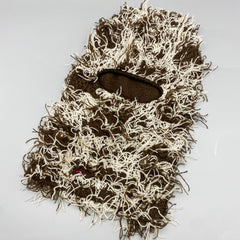 Y2K Camo Balaclava Ski Mask Hip Hop Tassel Neck Warmer Face Mask