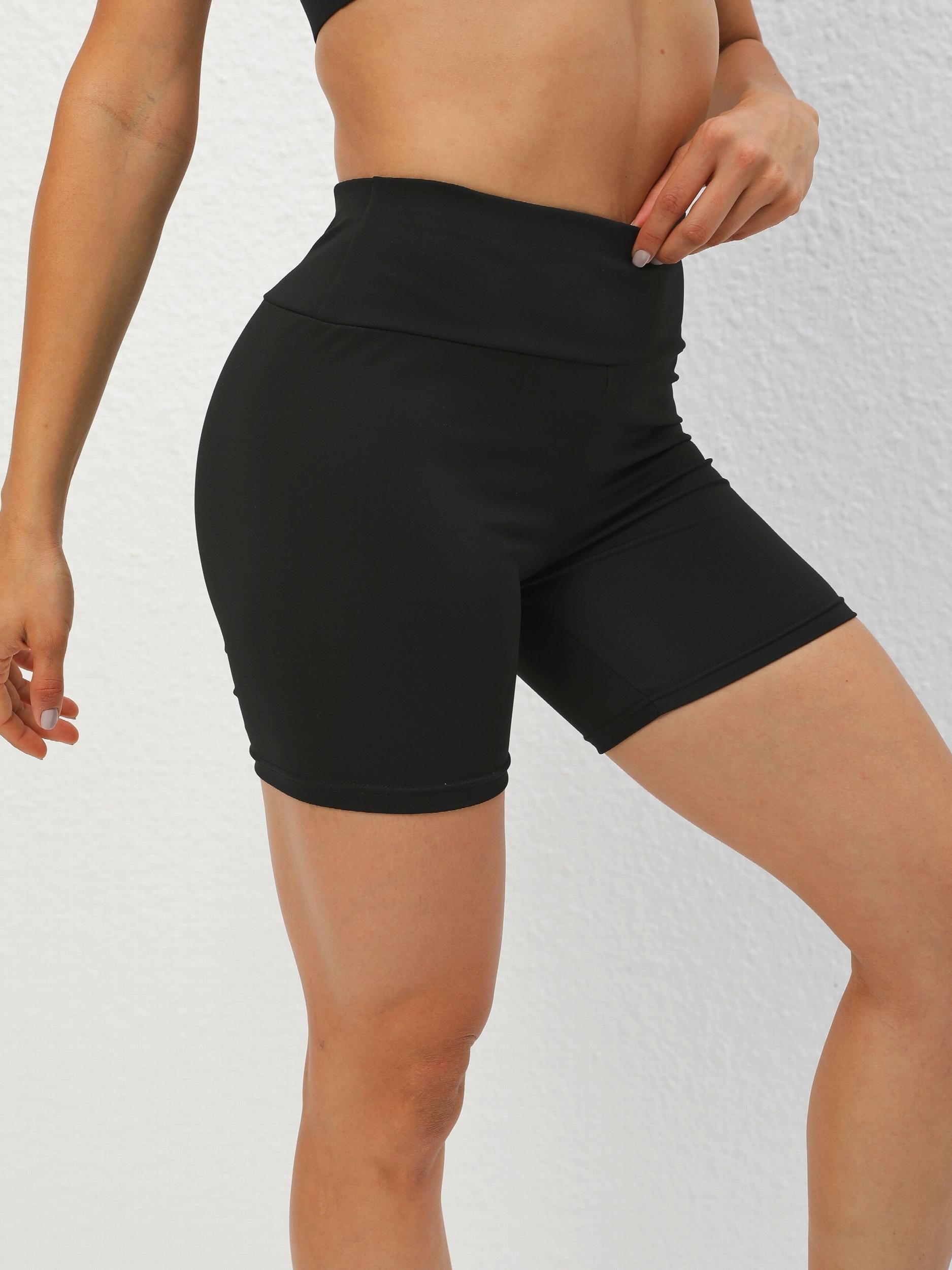 Seamless Hip Lifting Yoga Shorts High Waist Workout Activewear