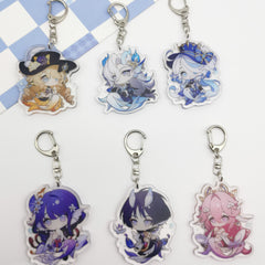 Mermaid Keychain Acrylic Backpack Pendant Car Keychain A Christmas Gift