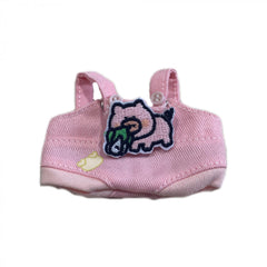 Summer Embroidered Doll Overalls
