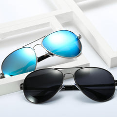 Men's Polarized Toad Mirror Sunglasses Aluminum Alloy Eyewear