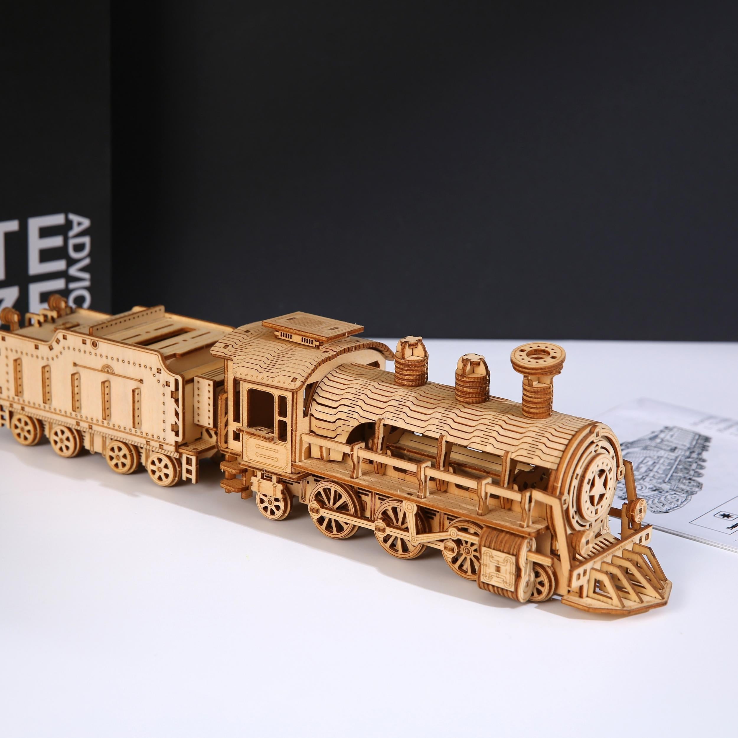3D Wooden Model Kit Collection for Adults - Tanker Horse, Ferris Wheel, Password