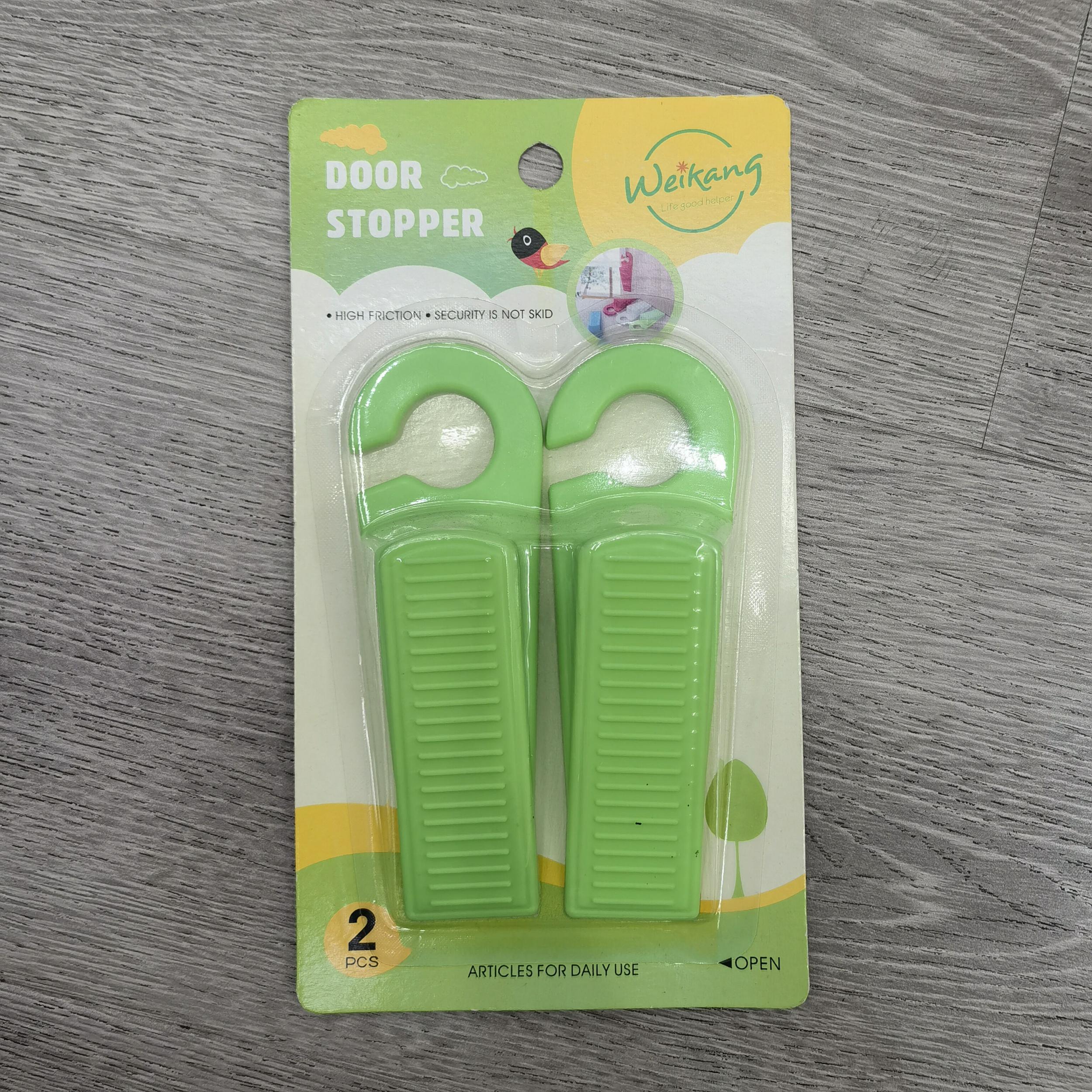 2pcs Anti-Pinch Door Stoppers with Hook, Removable Safety Equipment