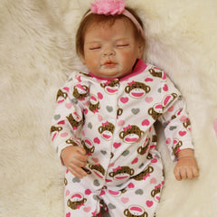 Real Reborn Toddler Doll with Rooted Hair Soft Touch Feeling Newborn Toy
