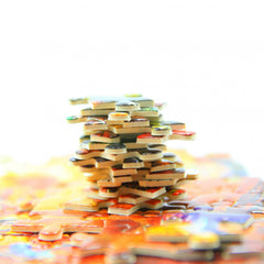 1000 Pc Cardboard Jigsaw Puzzles Christmas Puzzle Unique Pieces Fit Together