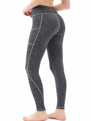 Women's High Waist Yoga Pants with Pockets Tummy Control Workout Leggings