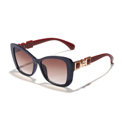 Cat Eye Sunglasses Faux Pearl Temple UV400