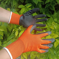 4 Pairs Gardening Gloves - Breathable Yard Garden Gloves - Medium