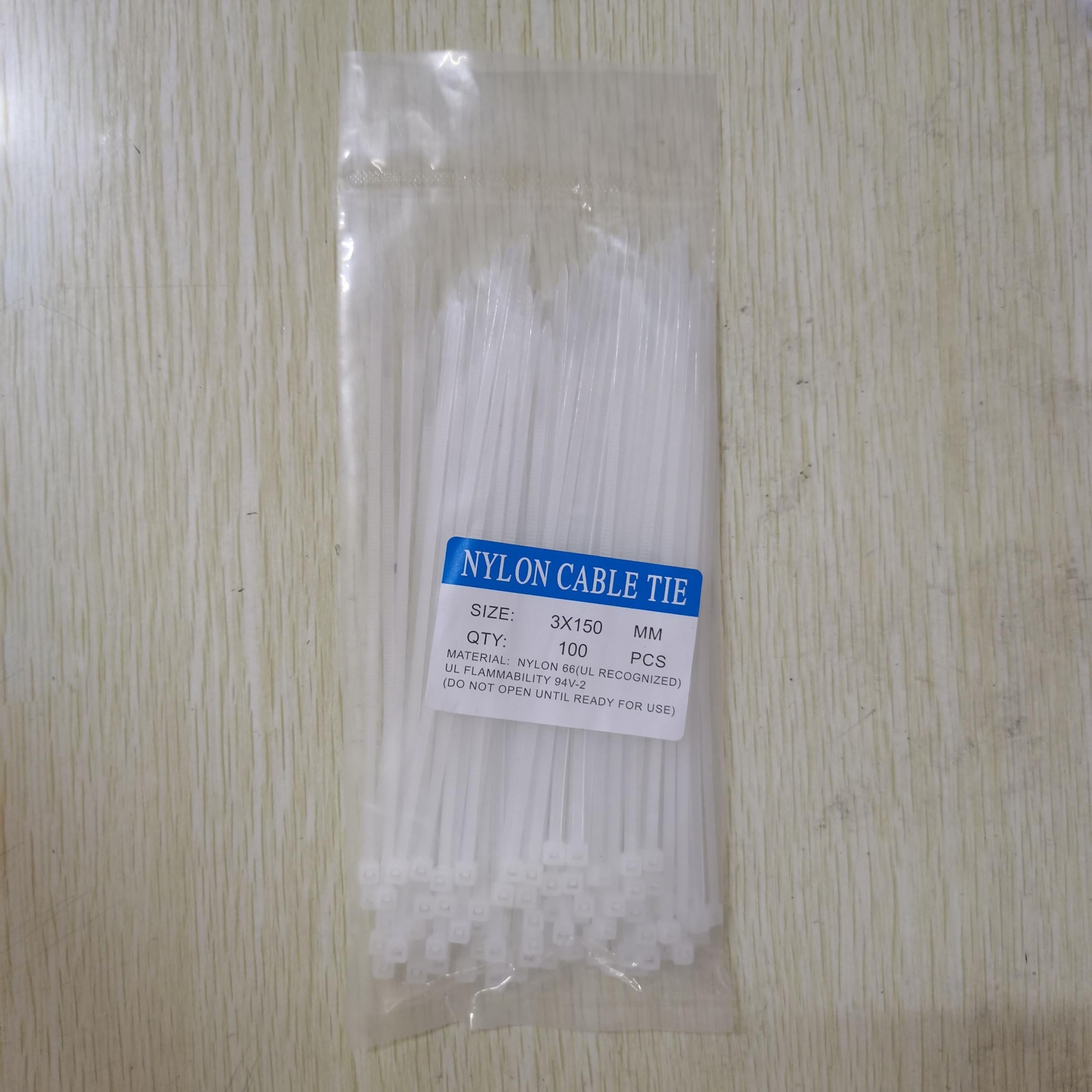 100pcs 2.49 15.01 cm Nylon Strap Self-locking Cable Tie