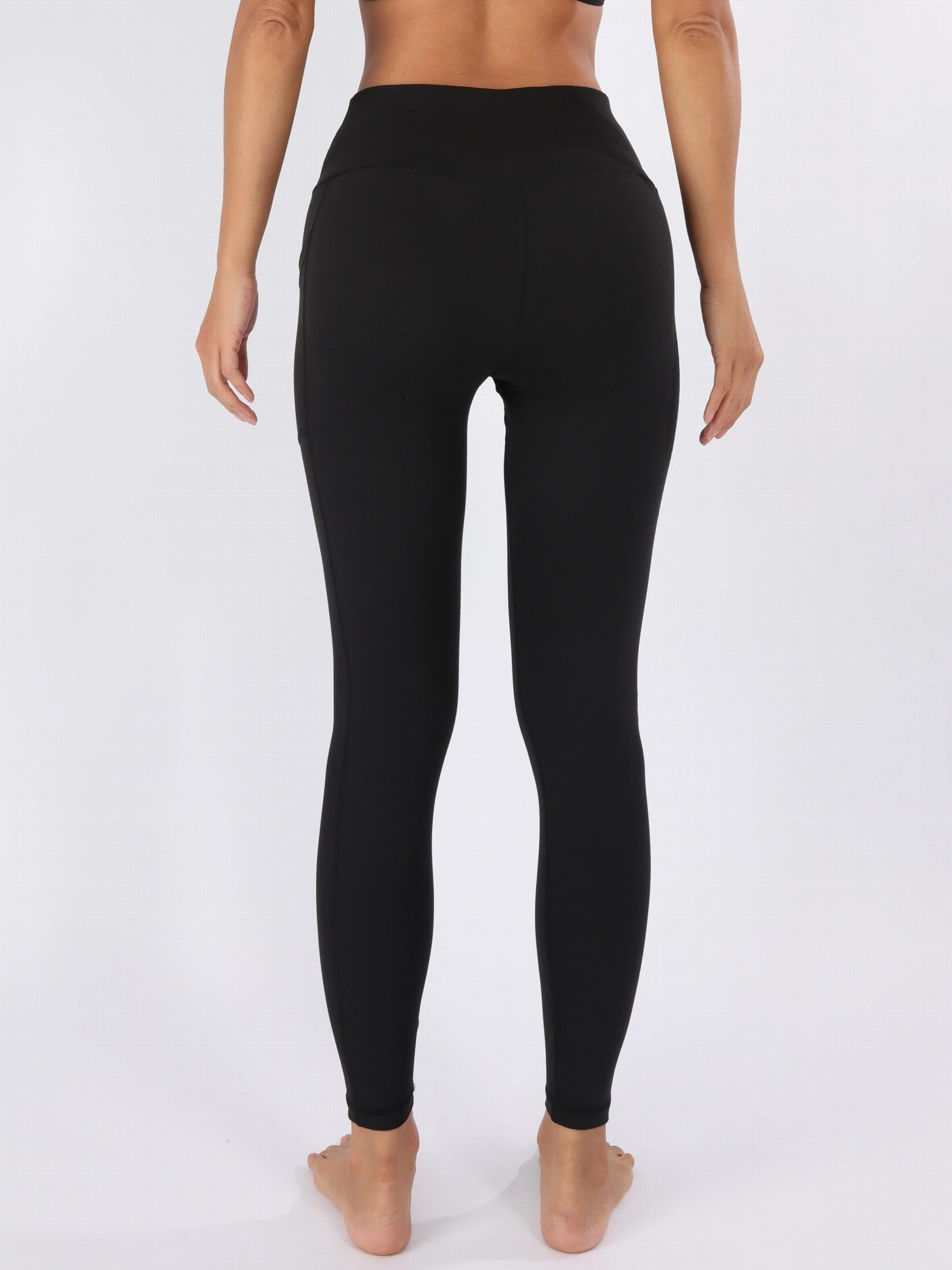 Thickened Yoga Pants With Pocket High Stretch Leggings