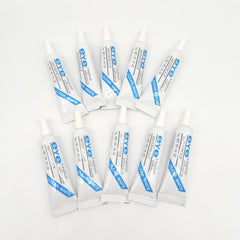10pcs Waterproof False Eyelashes Adhesive Clear 7g