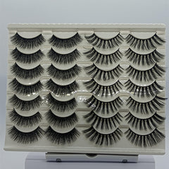 3D Fluffy Faux Mink Lashes for Makeup Starter Party Wedding Graduation