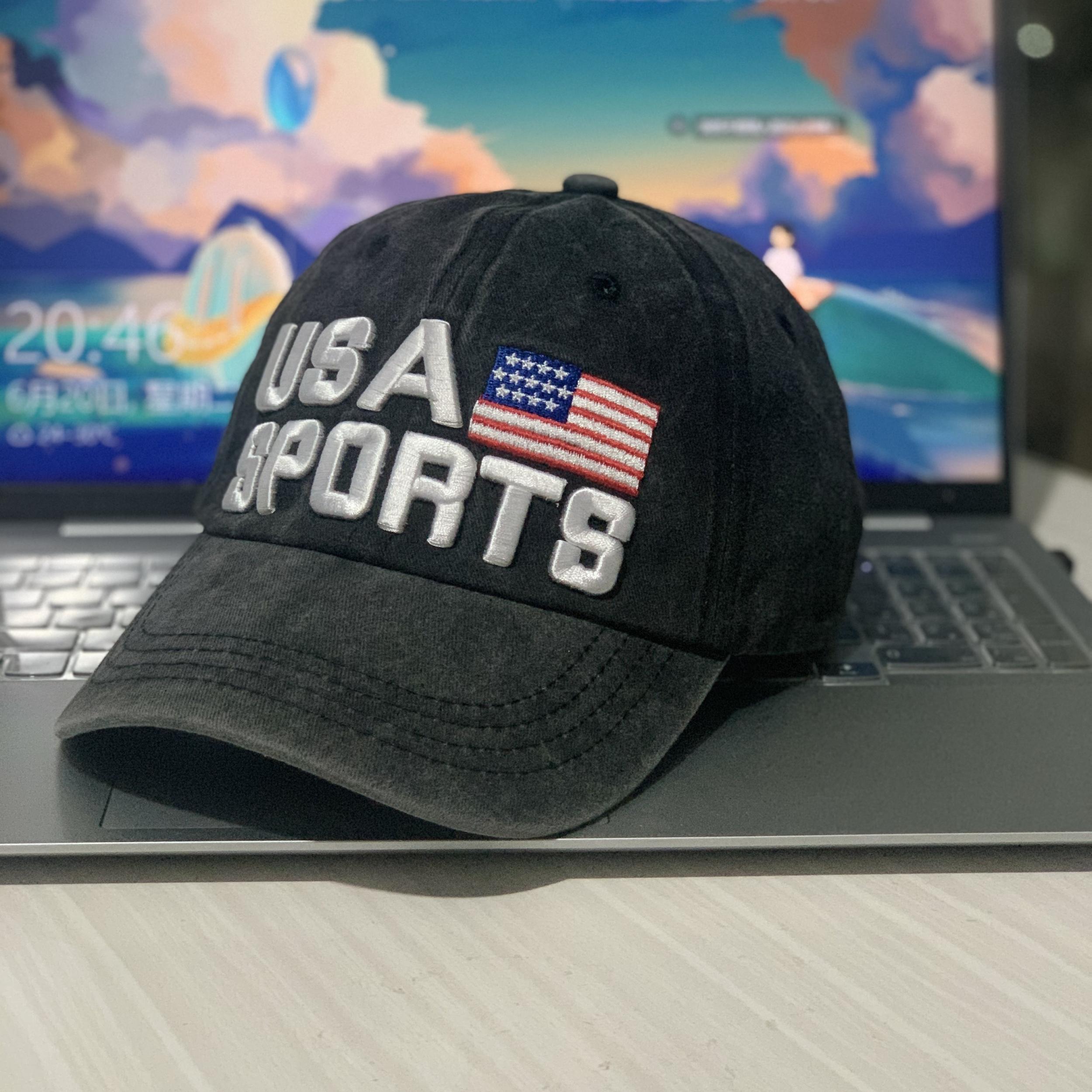 Letter Embroidery Baseball Cap for Couple