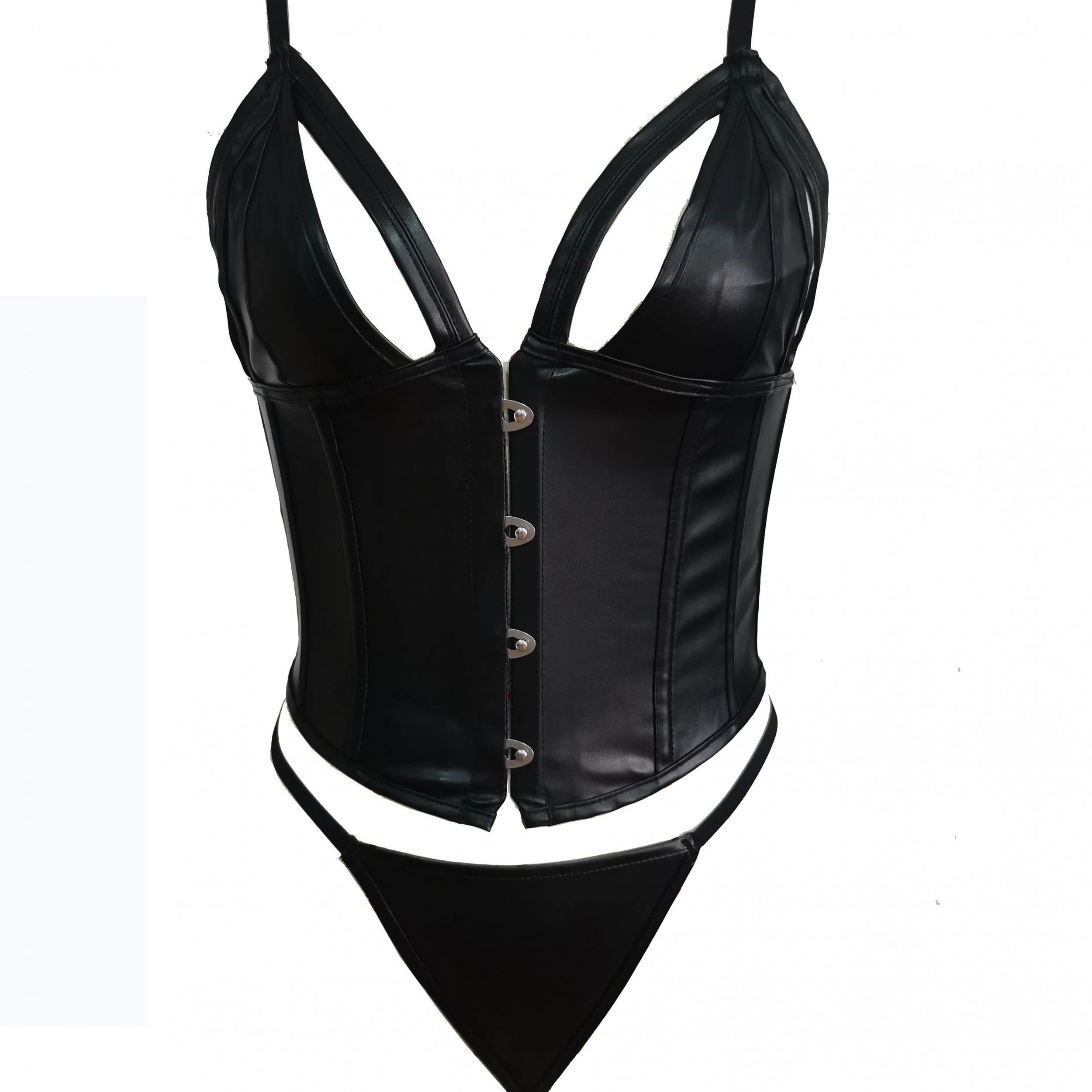 Strapless Cami Corset Bustier Lace Up Body Shaper Women's Lingerie