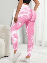 Tie Dye Sports Leggings High Waist Yoga Pants