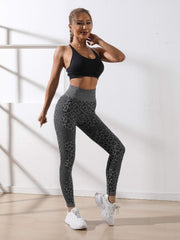 Leopard Print High Stretch Butt Lifting Sports Leggings