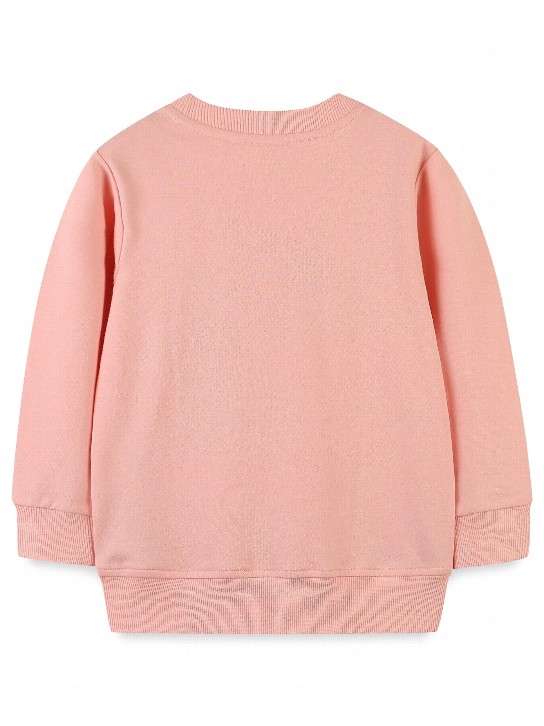 Girls' Sequin Unicorn Crew Neck Sweatshirt Long Sleeve Top