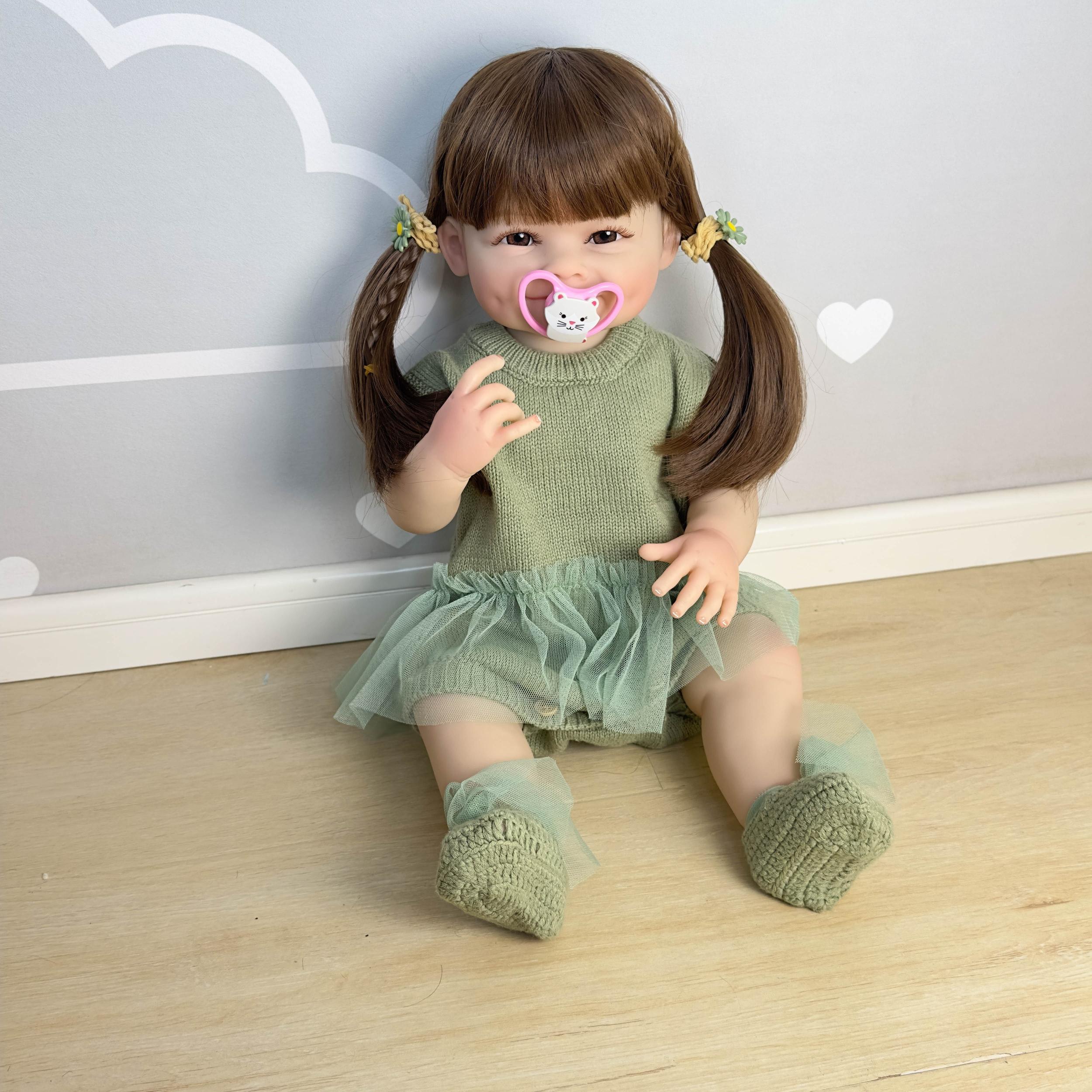 Raya Dimpled Girl Doll Waterproof Simulation Toy for Kids