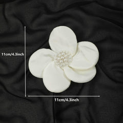 Bead Flower Collar Decorated Pins For Women