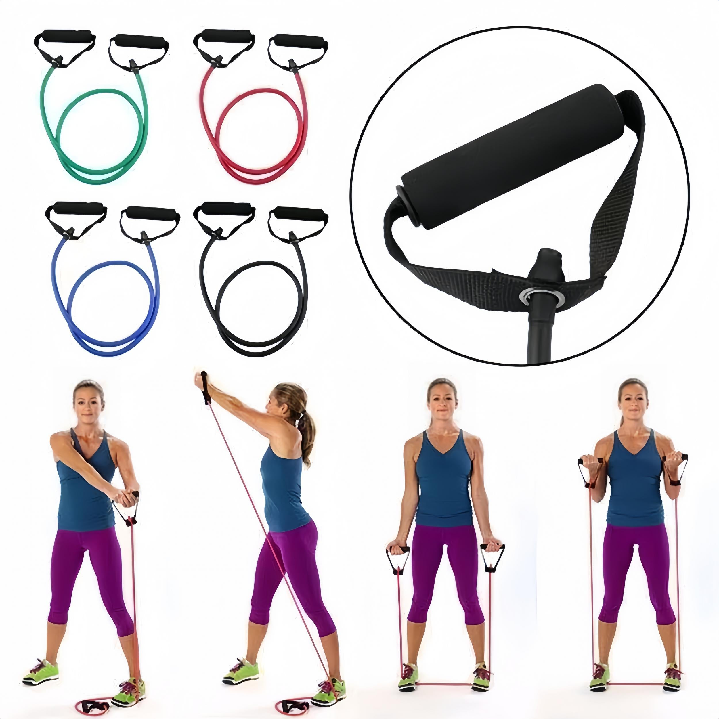 Yoga Resistance Band Set with Door Buckle