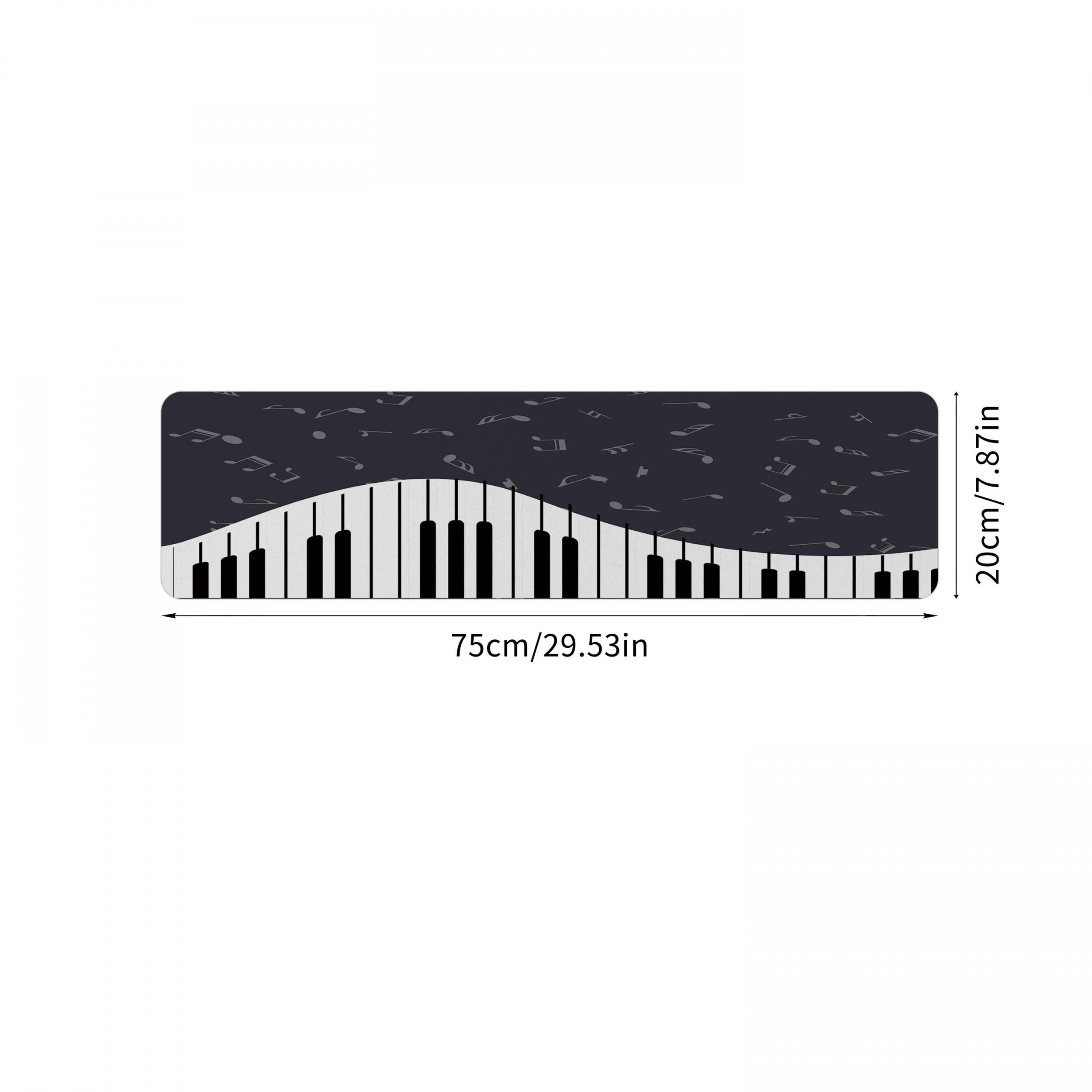 Fun Piano Printed Stair Mat Non-slip Home Decoration Mat