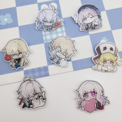 Cartoon Acrylic Brooches for Kids Clothing Pins
