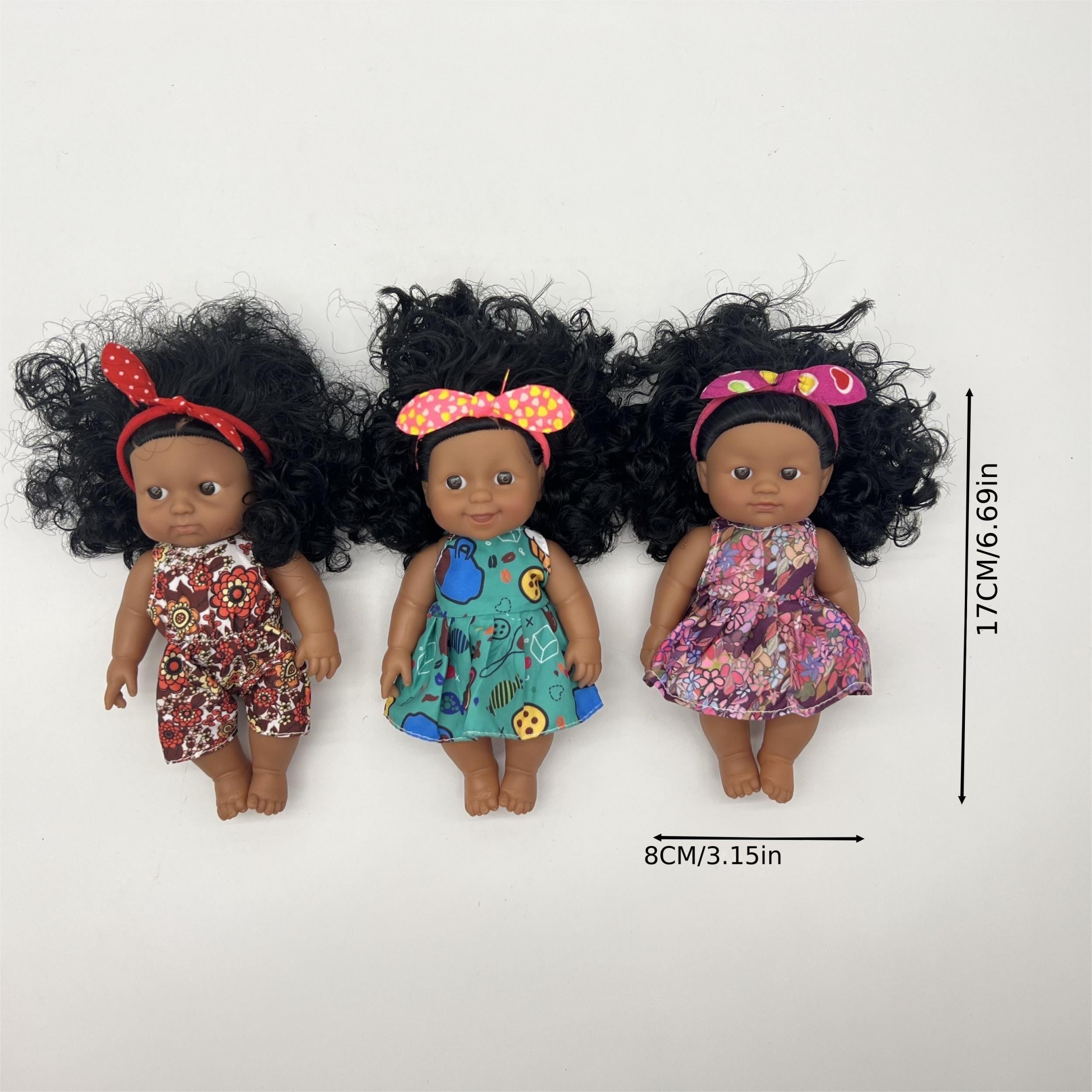 Soft Glue Doll with Multiple Hair Rings