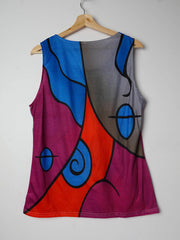 Crew Neck Tank Top for Summer Women's Clothing