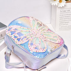 Colorful Sequin Butterfly Backpack for School and Travel