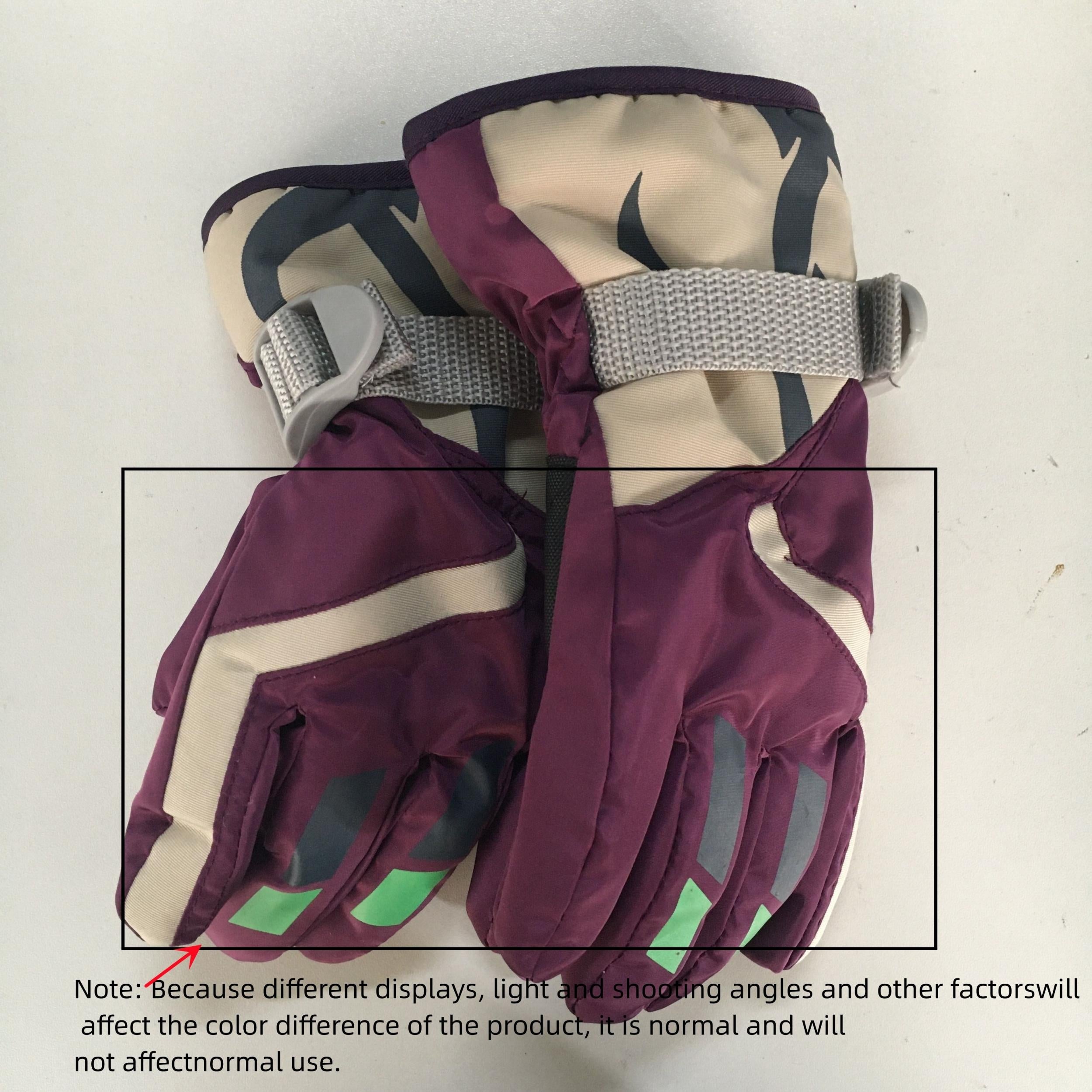 Youth Skiing Gloves, Windproof & Waterproof Winter Gloves for Outdoor Activities