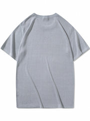 Men's Casual Knitted Crew Neck Short Sleeves Sweaters