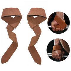 Cohide Leather Weightlifting Straps With Soft Lining Wrist Loop
