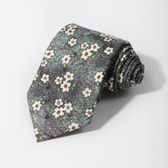 Men's Retro Party Style Gradient Flower Cotton Tie