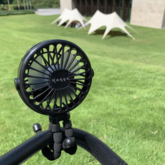 USB Rechargeable Portable Fan Octopus Mini Luminous Fan Stand Wind 3 Speeds