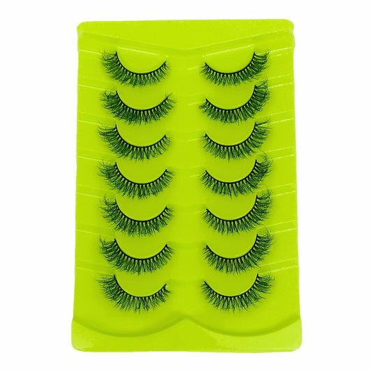 7 Pairs 8D Wispy Mink Lashes for Long Voluminous Look