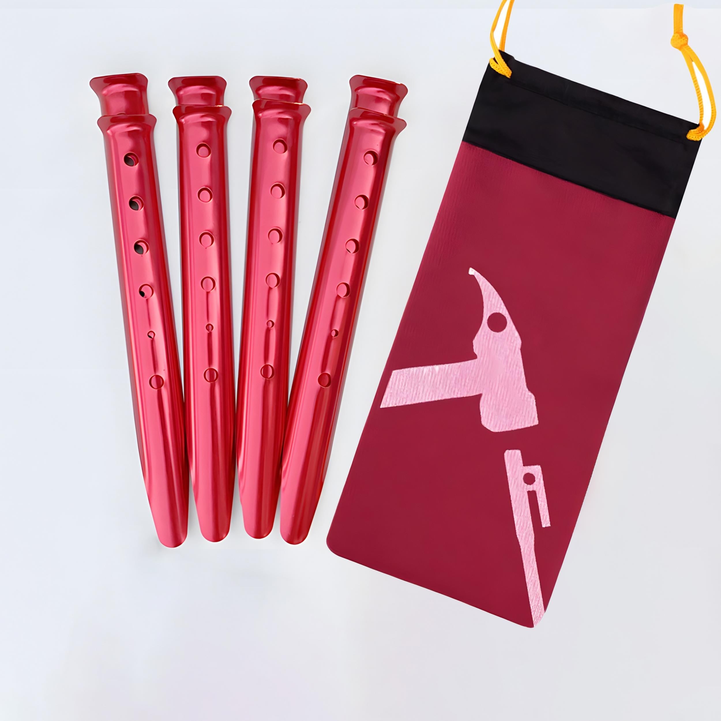 8pcs Aluminum Alloy Pegs Beach Sand Ground Stakes Tent Accessories